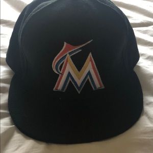 New era Miami Marlins hat 7 5/8